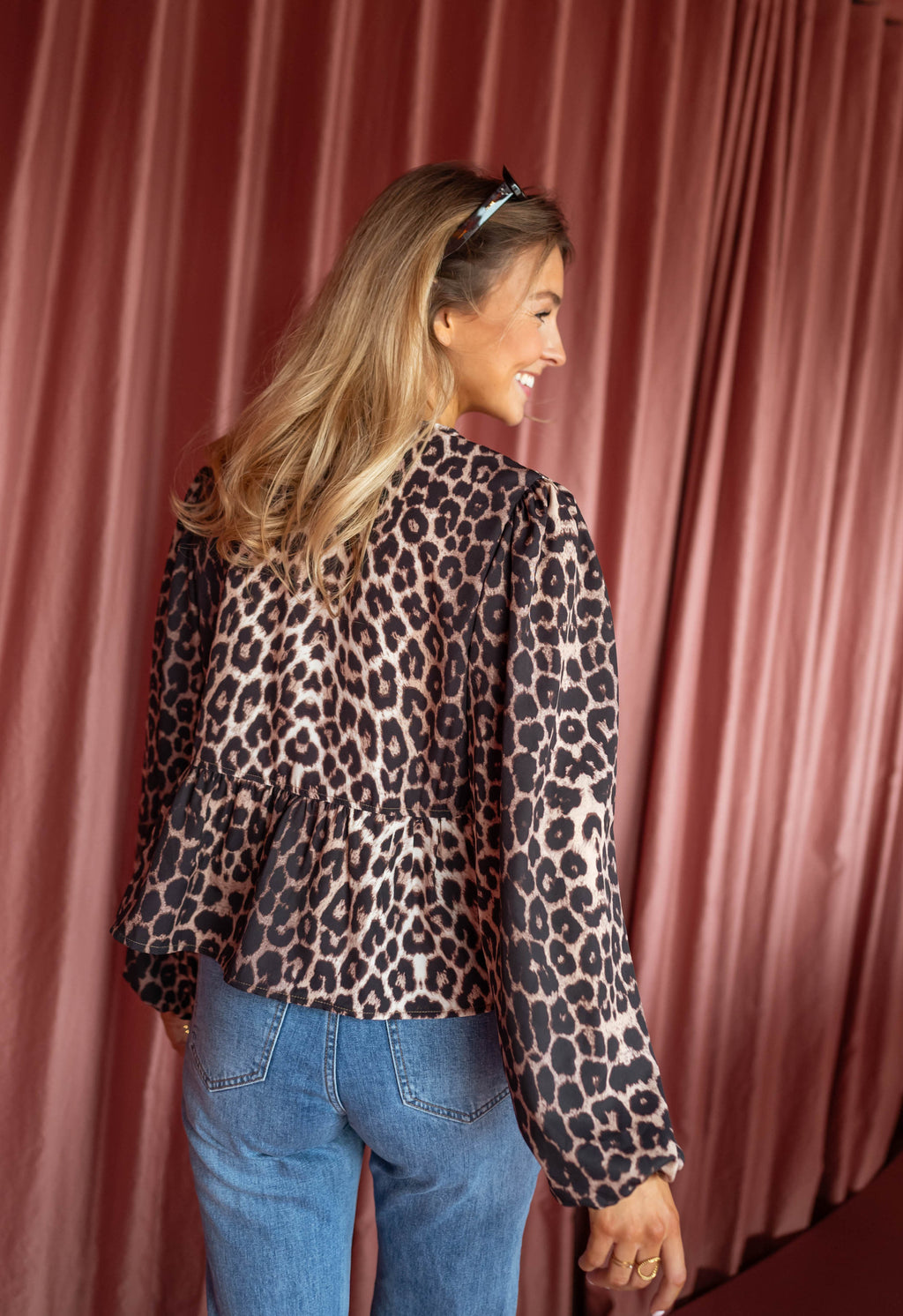 Maité blouse - leopard