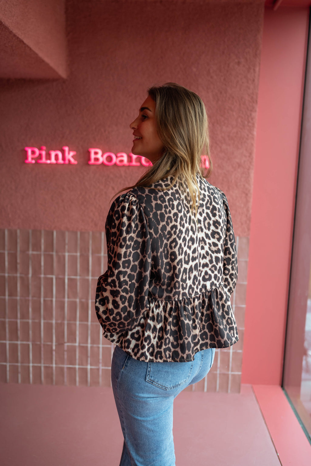 Maité blouse - leopard