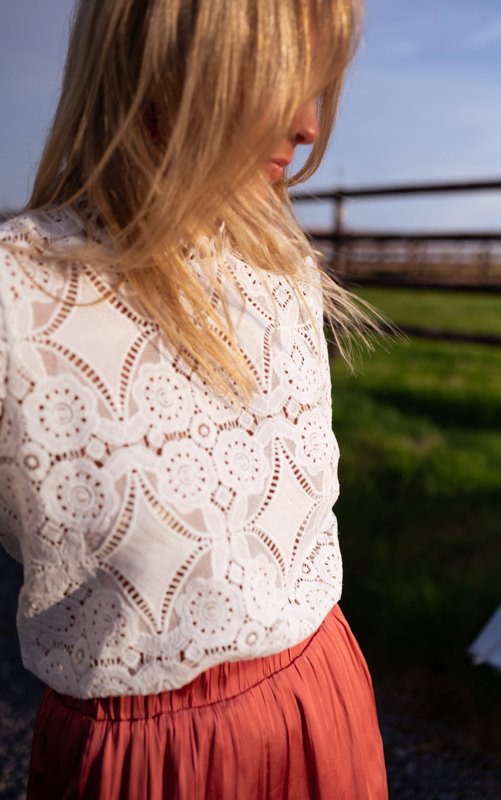 Embroidered Marissa blouse