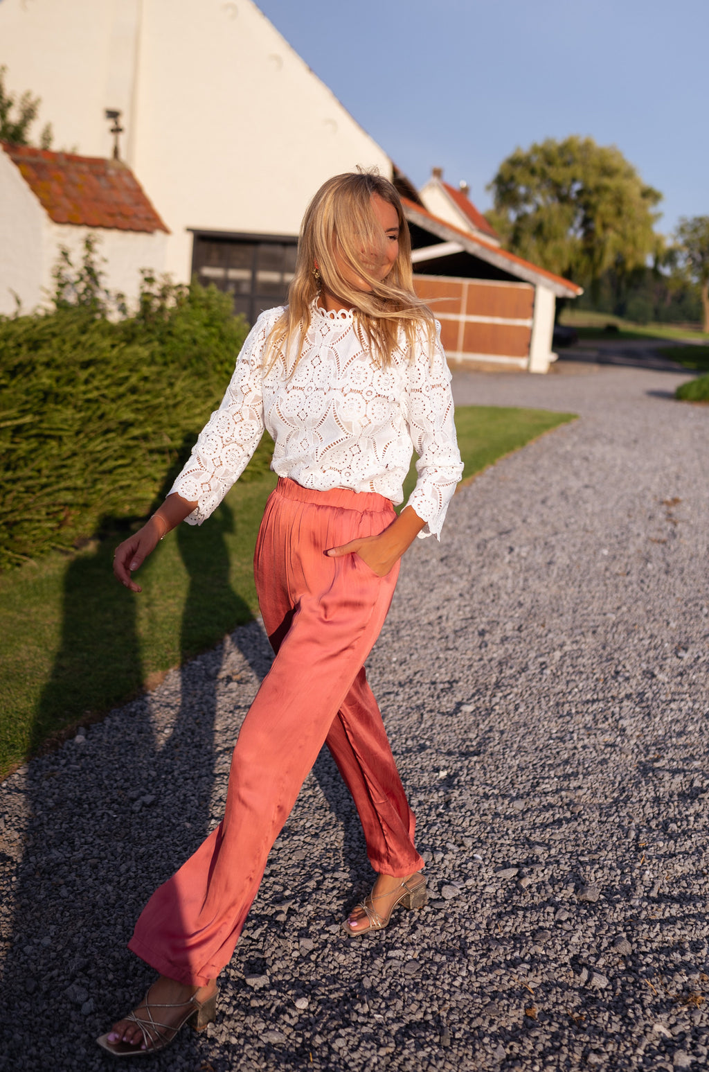 Embroidered Marissa blouse