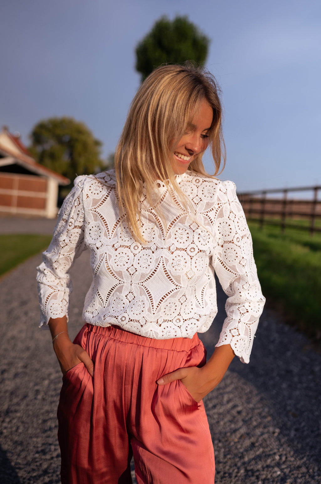 Embroidered Marissa blouse