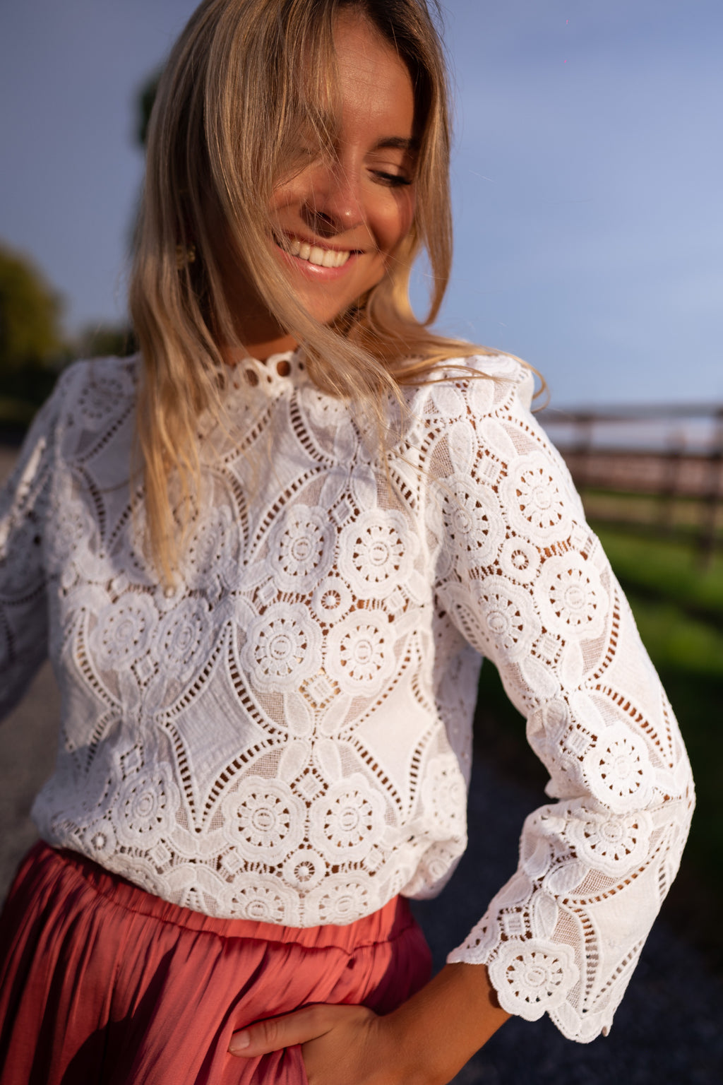 Embroidered Marissa blouse