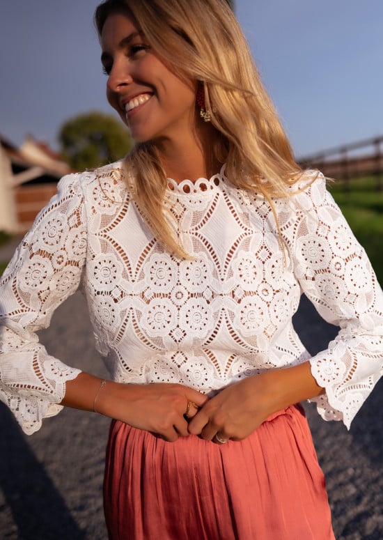 Marissa Blouse in embroidery