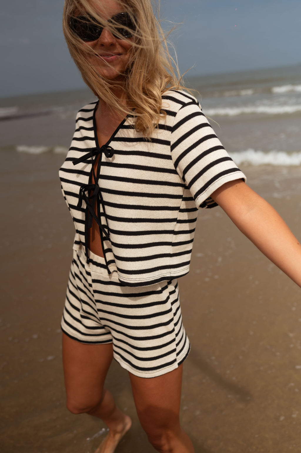Paloma blouse - with lines