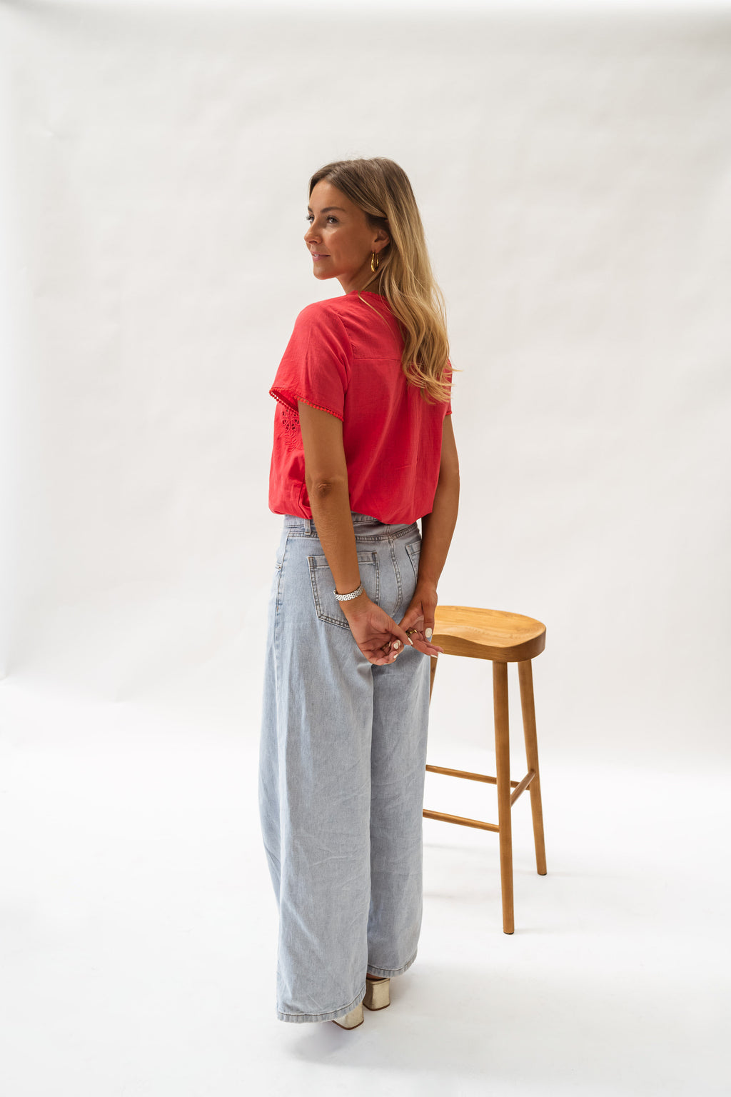 Blouse Rita - rouge