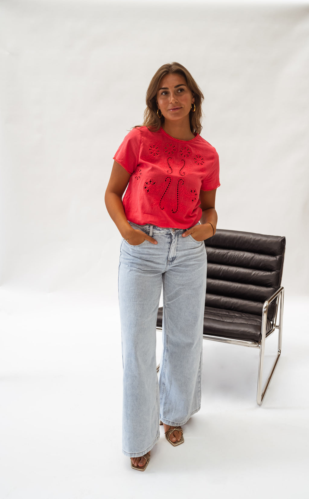 Blouse Rita - rouge