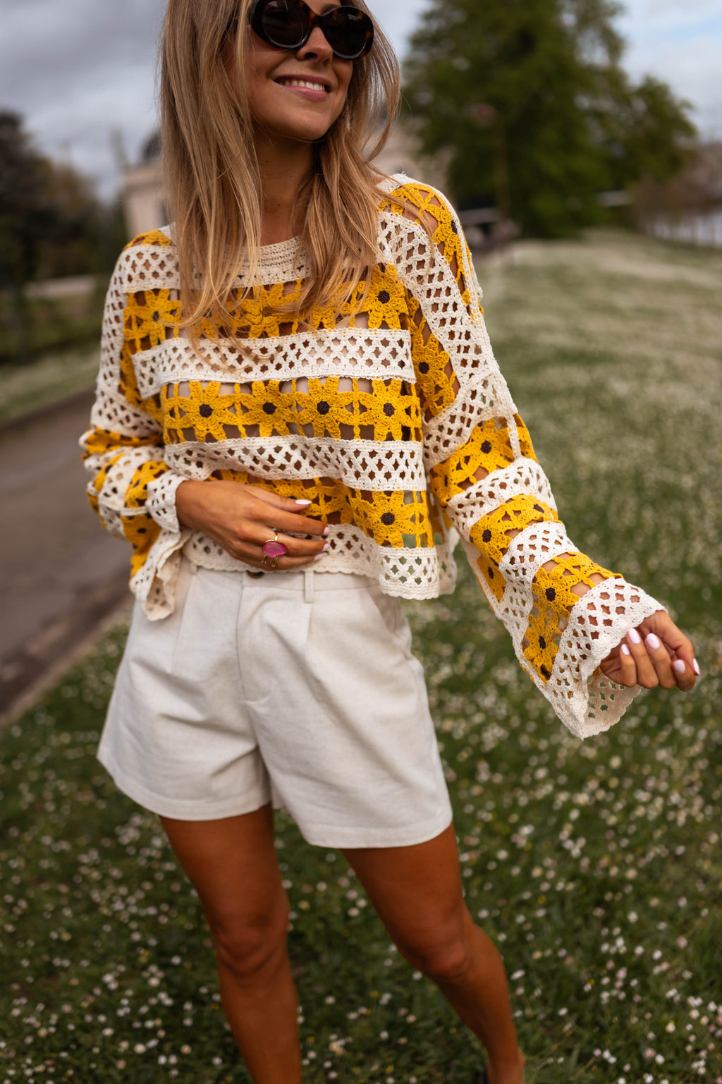 Taylor blouse - crochet