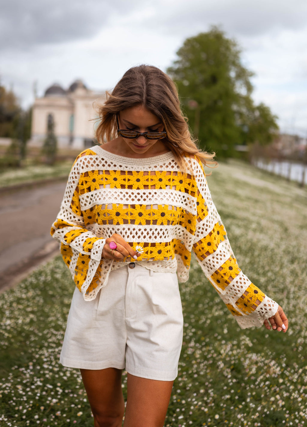 Taylor blouse - crochet