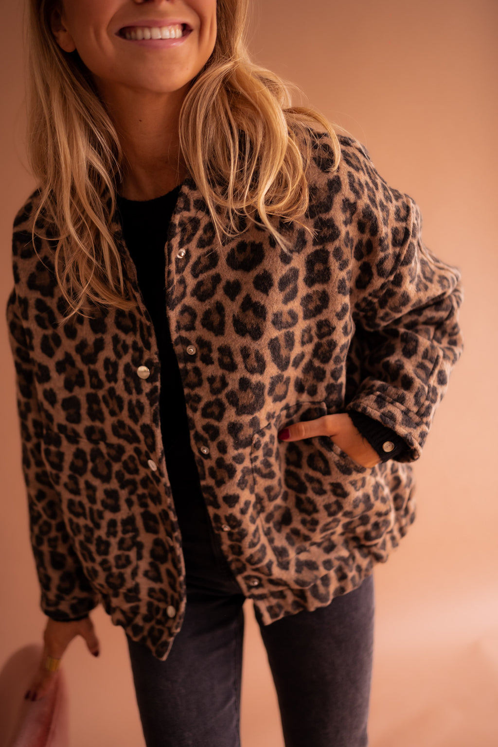 Bomber jacket Cleo - leopard