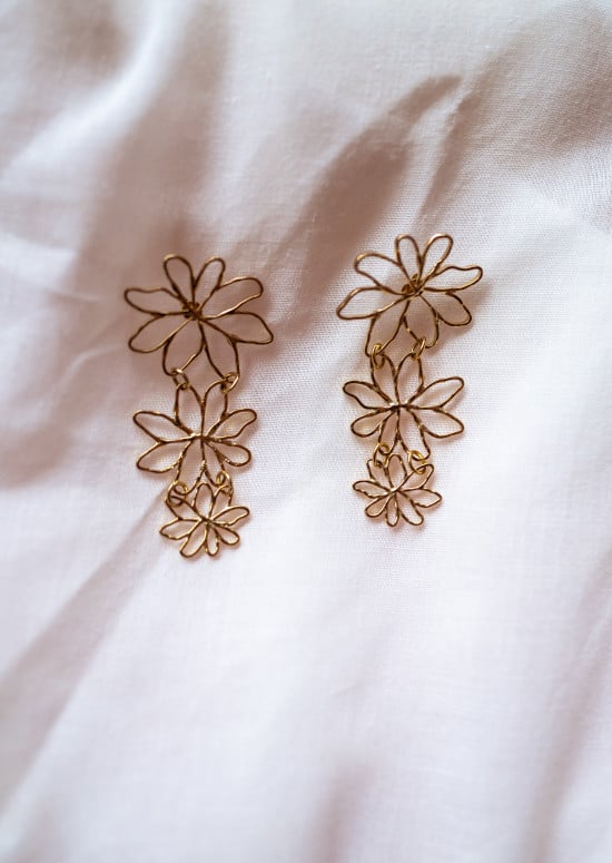 Amiel earrings - Golden