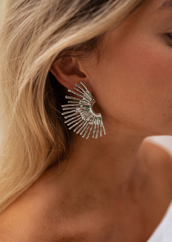 Frika earrings - silver