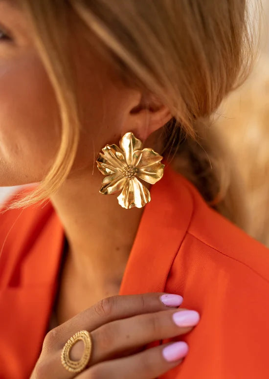 Herma earrings - Golden