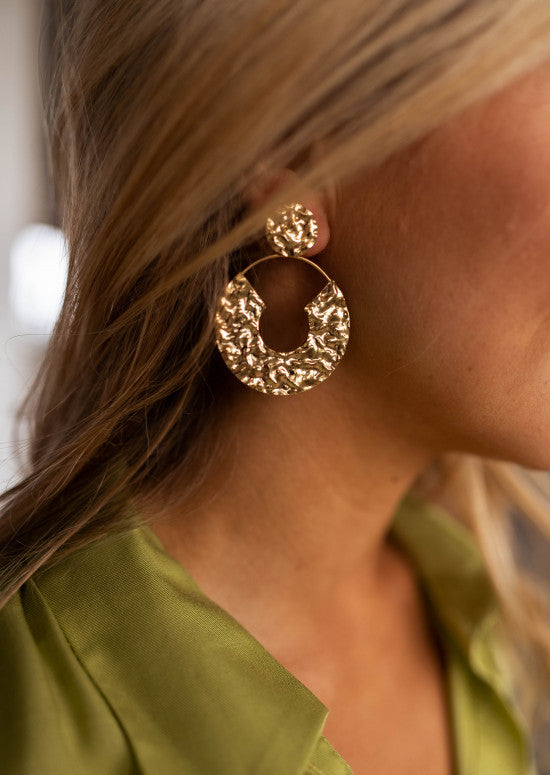 Saga earrings - Golden
