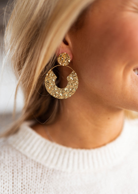 Saga earrings - Golden
