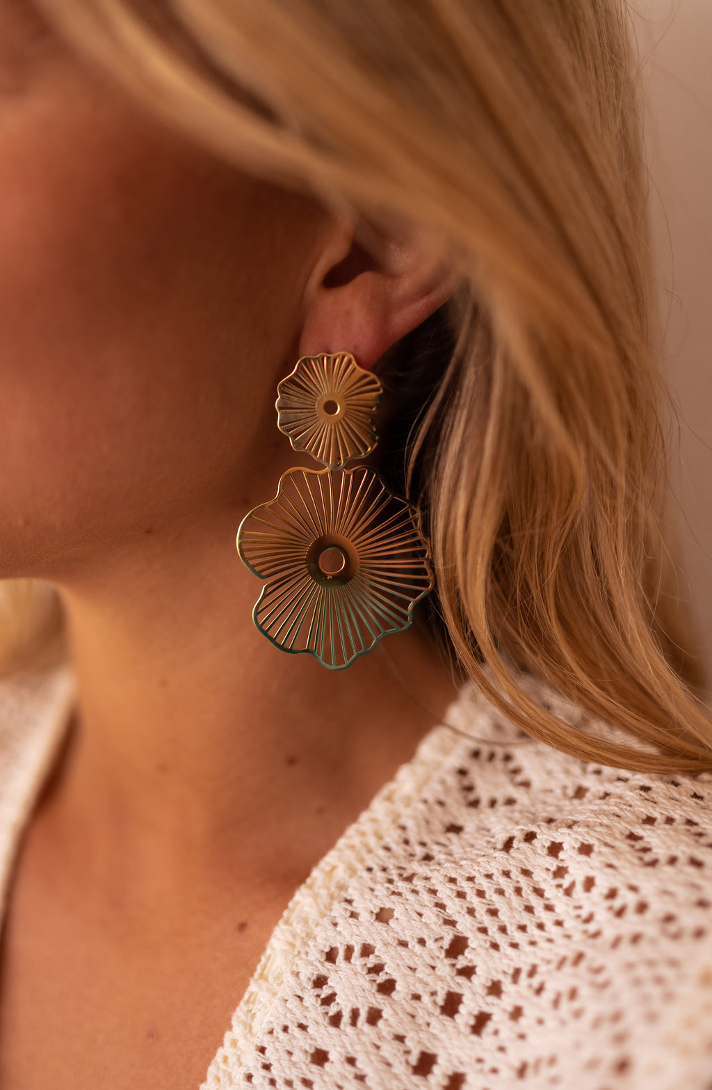 Alfie earrings - Golden 