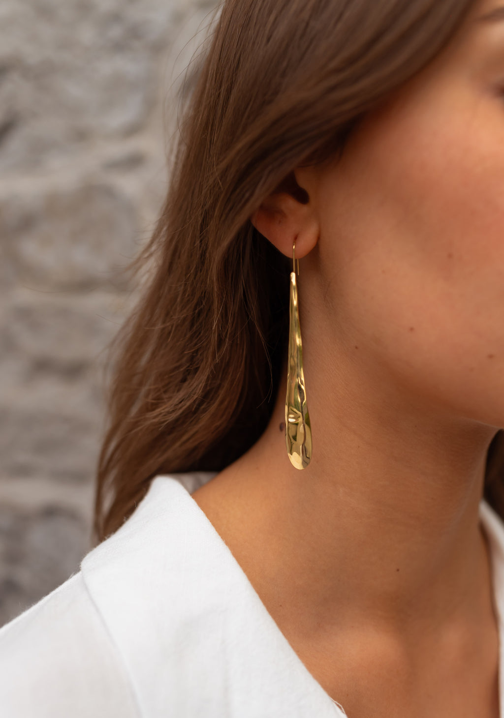 Bevou earrings - golden