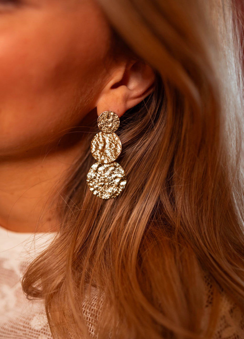 Edwige earrings - golden