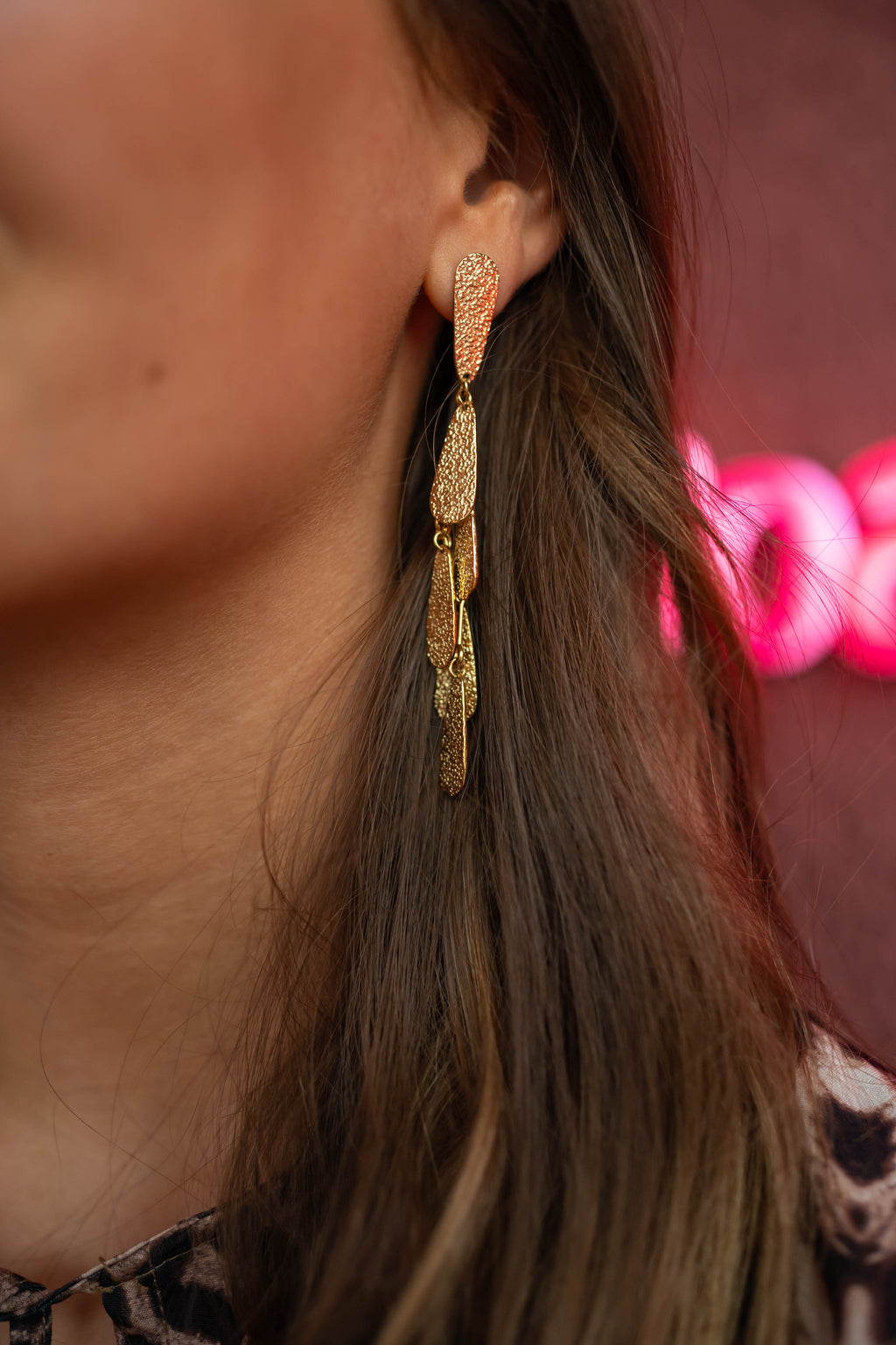 Kacy earrings - golden