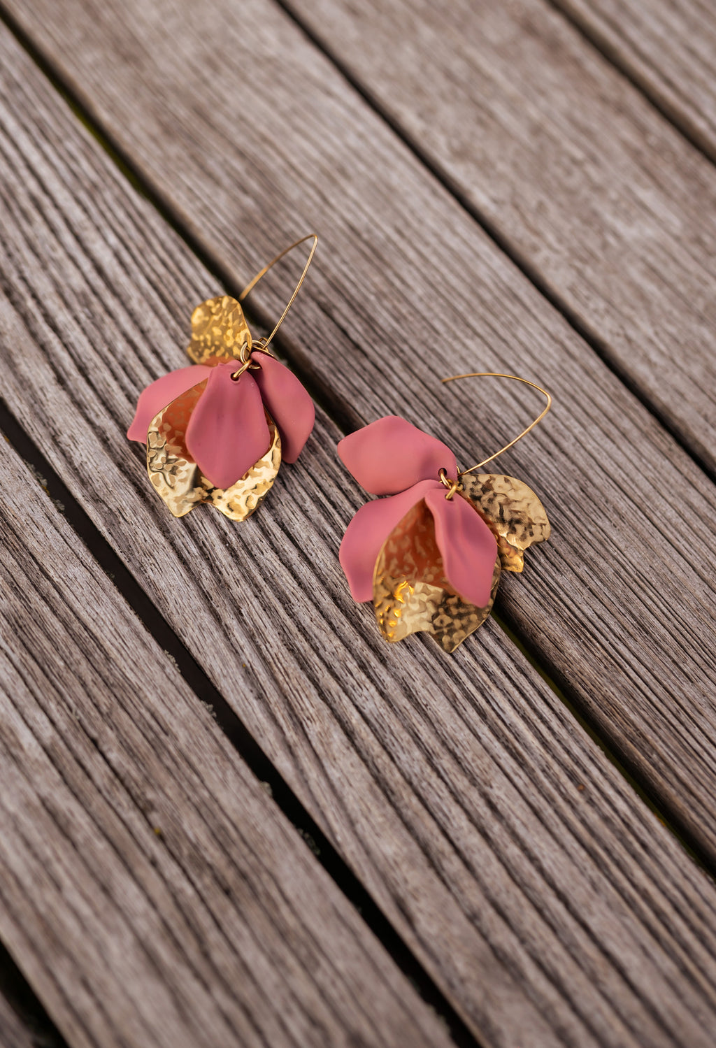 Boucles d’oreilles Nathan - dorées