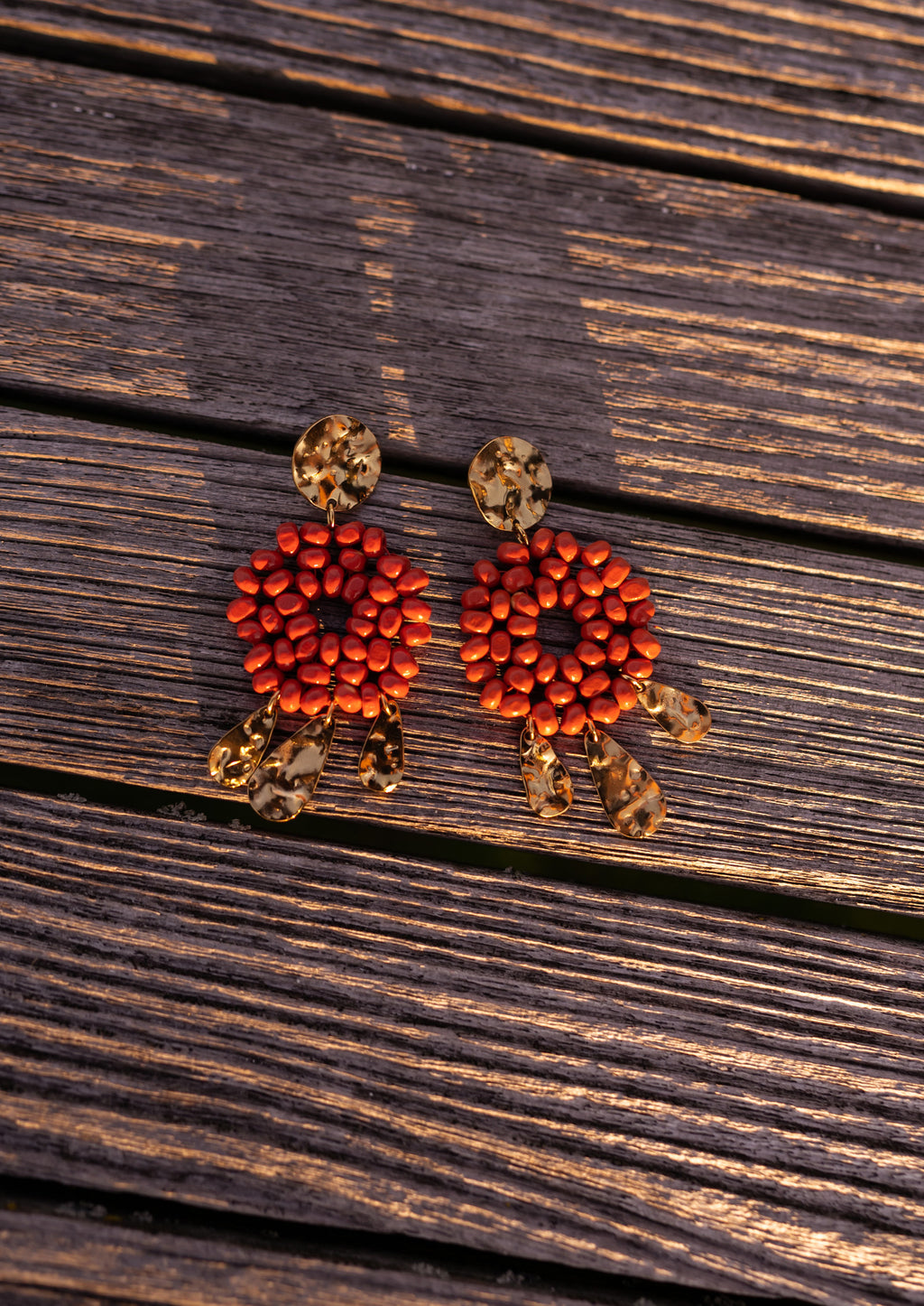 Nitra earrings - Terracotta
