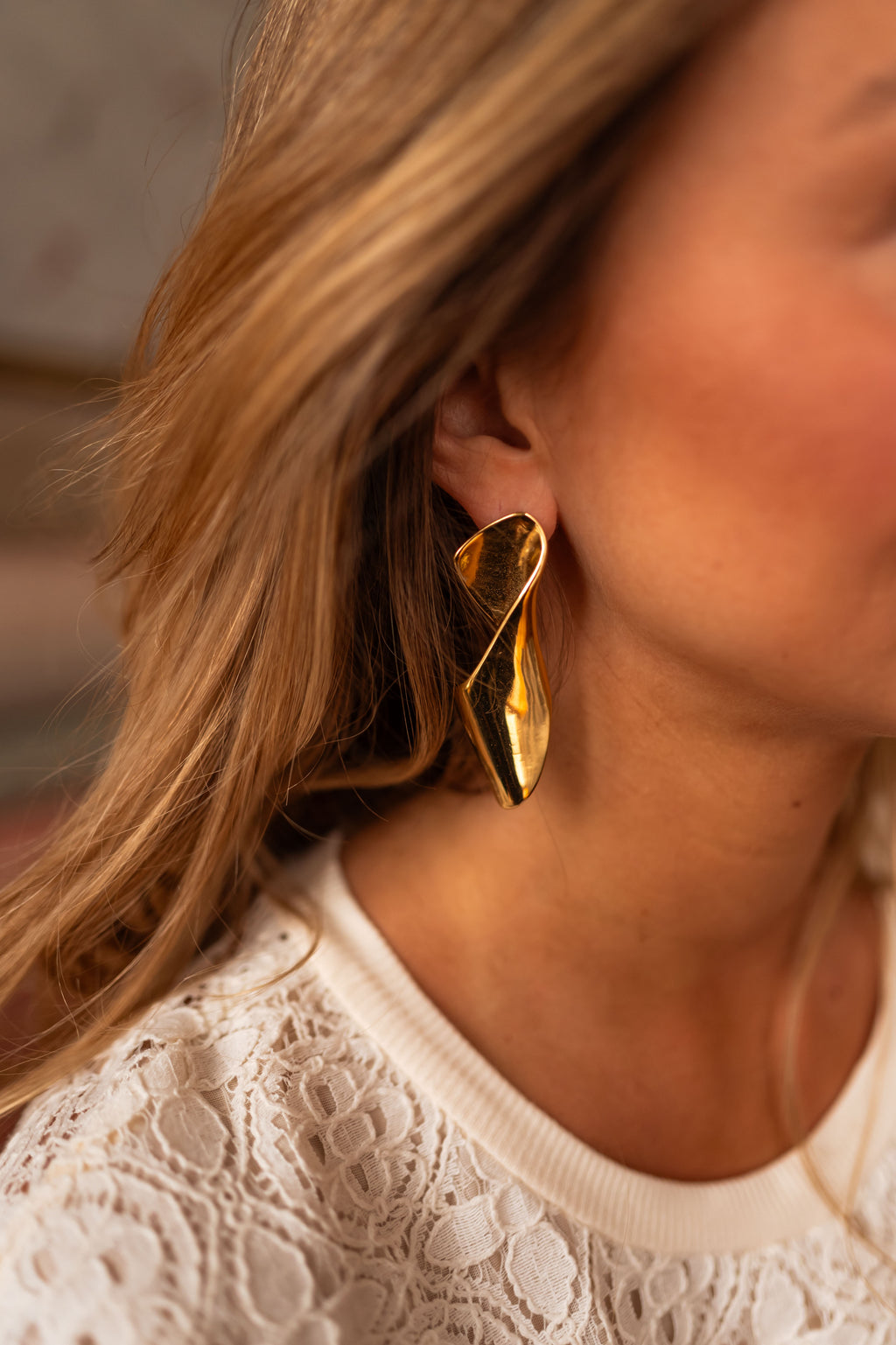 Sury earrings - golden
