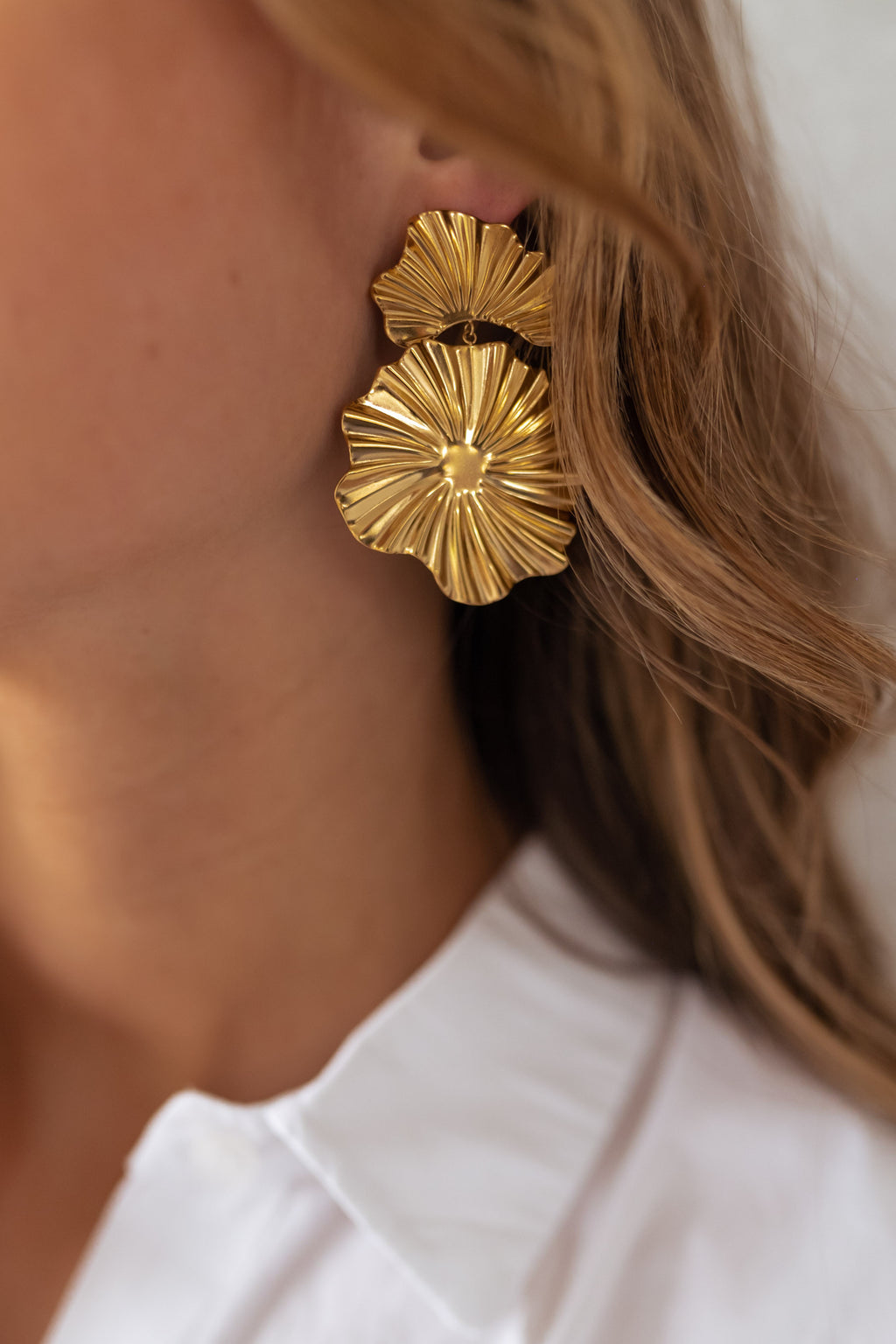 Boucles d’oreilles Vica - dorées