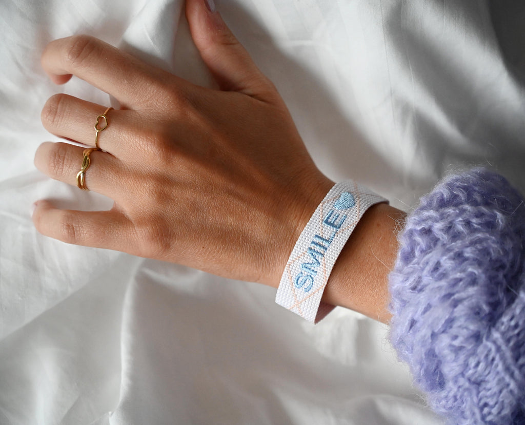 Smily bracelet - Fabric