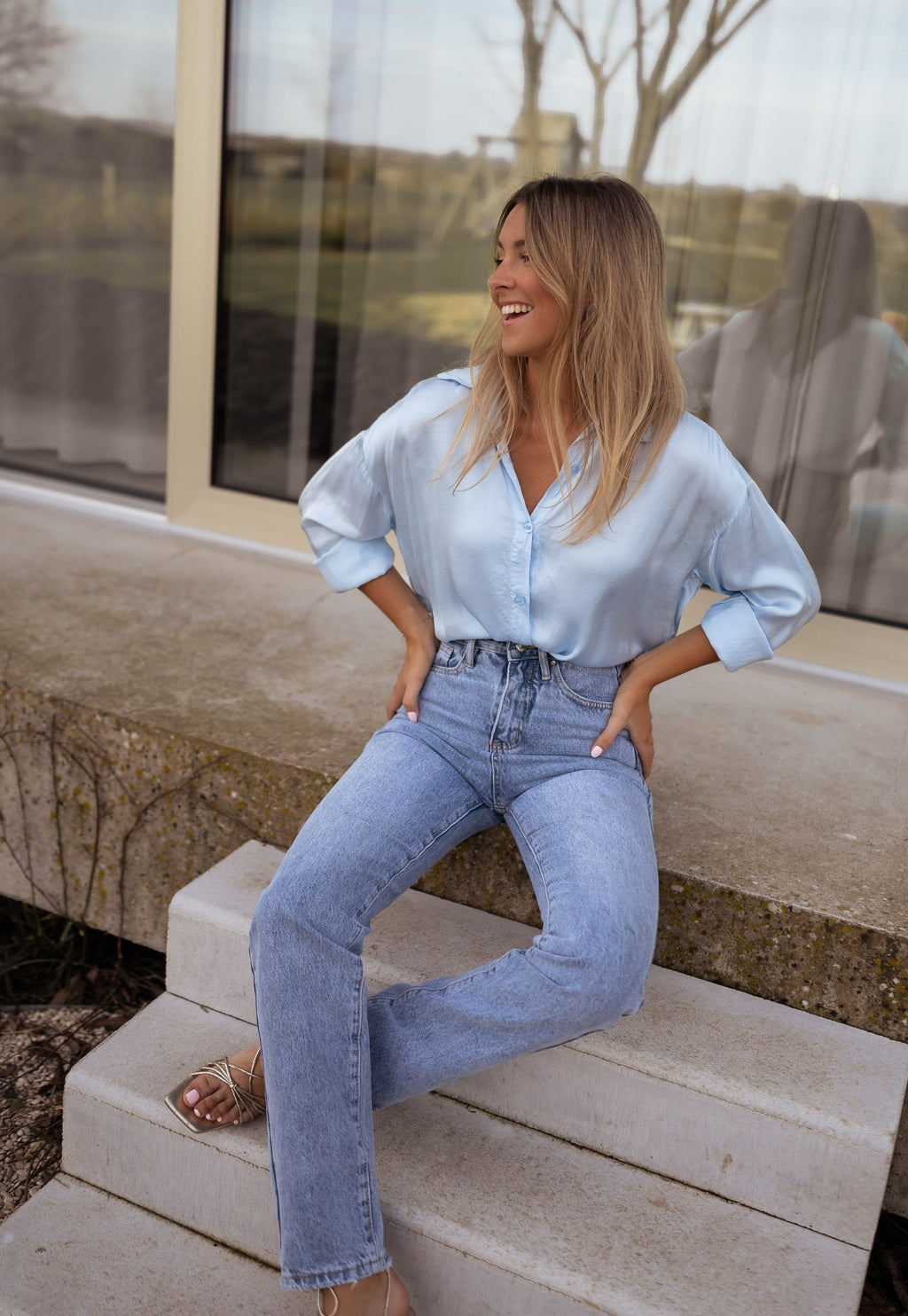 Chemise Britte - bleu clair