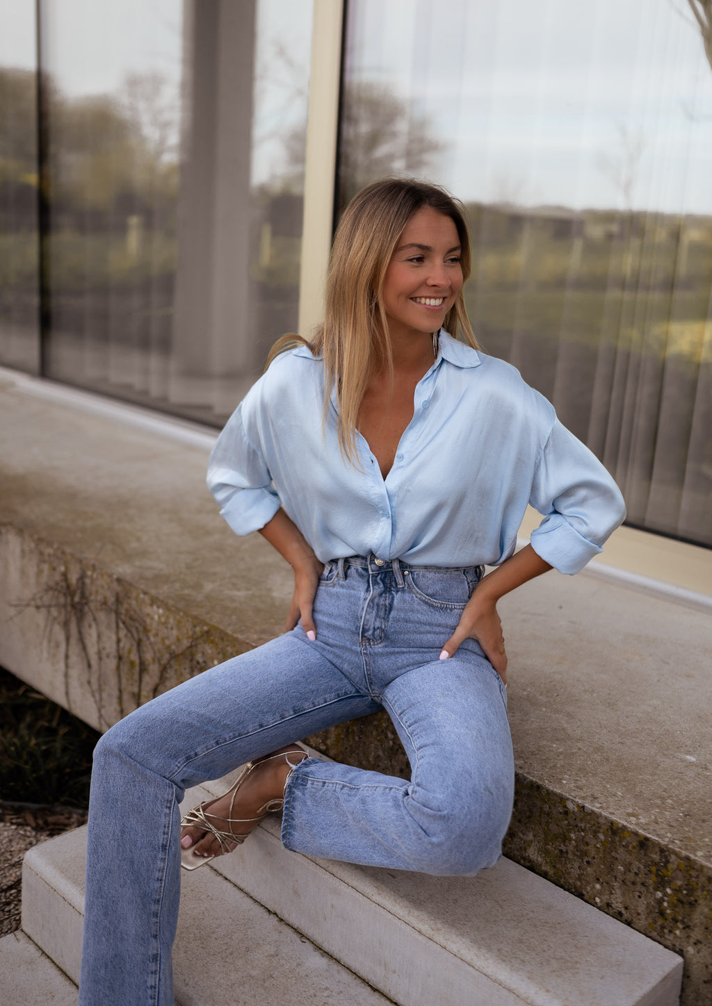Chemise Britte - bleu clair
