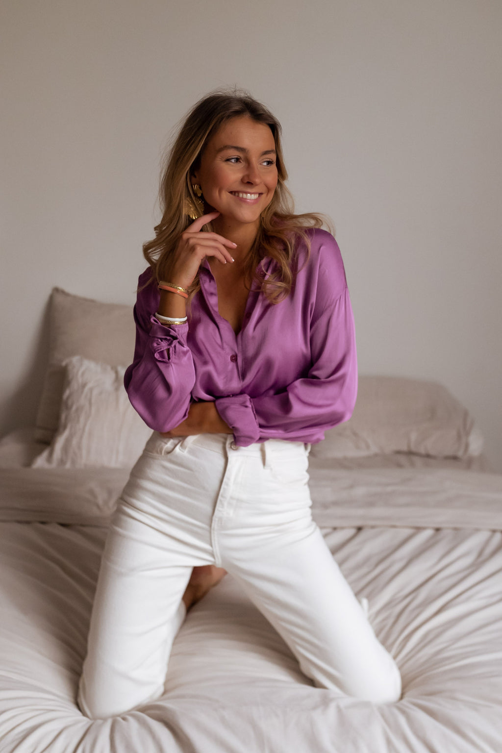 Chemise Britte - mauve