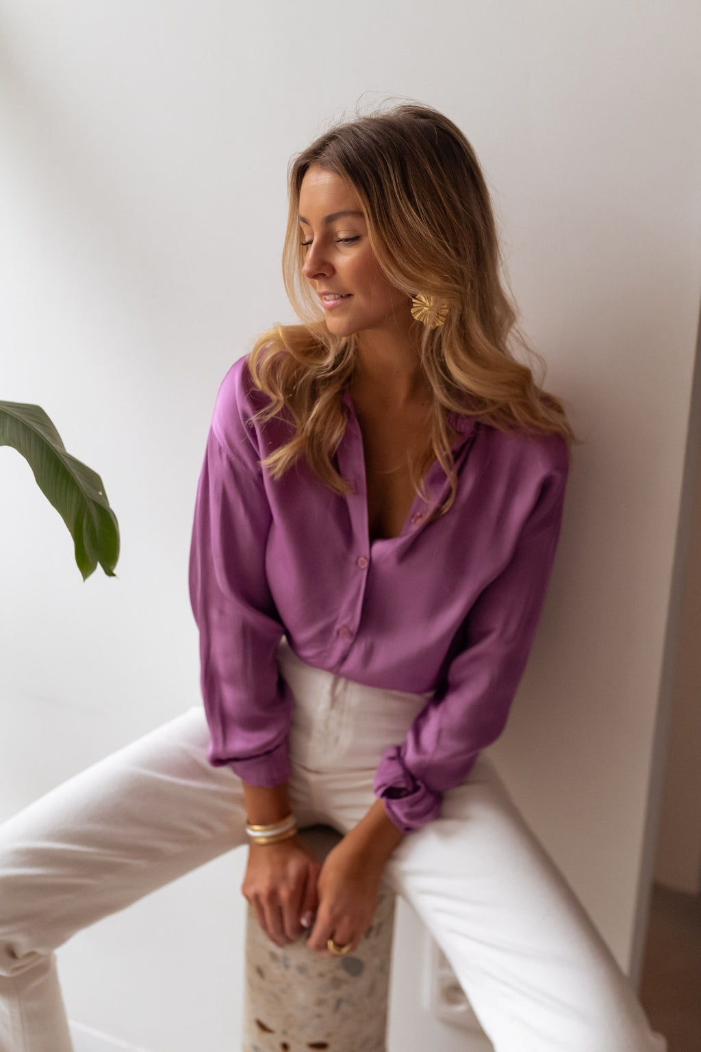 Chemise Britte - mauve