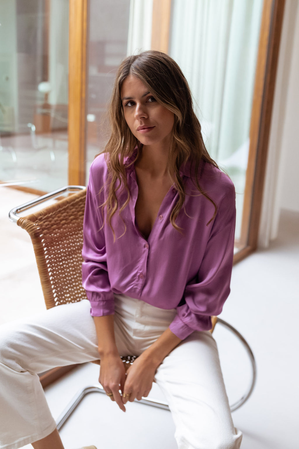 Chemise Britte - mauve