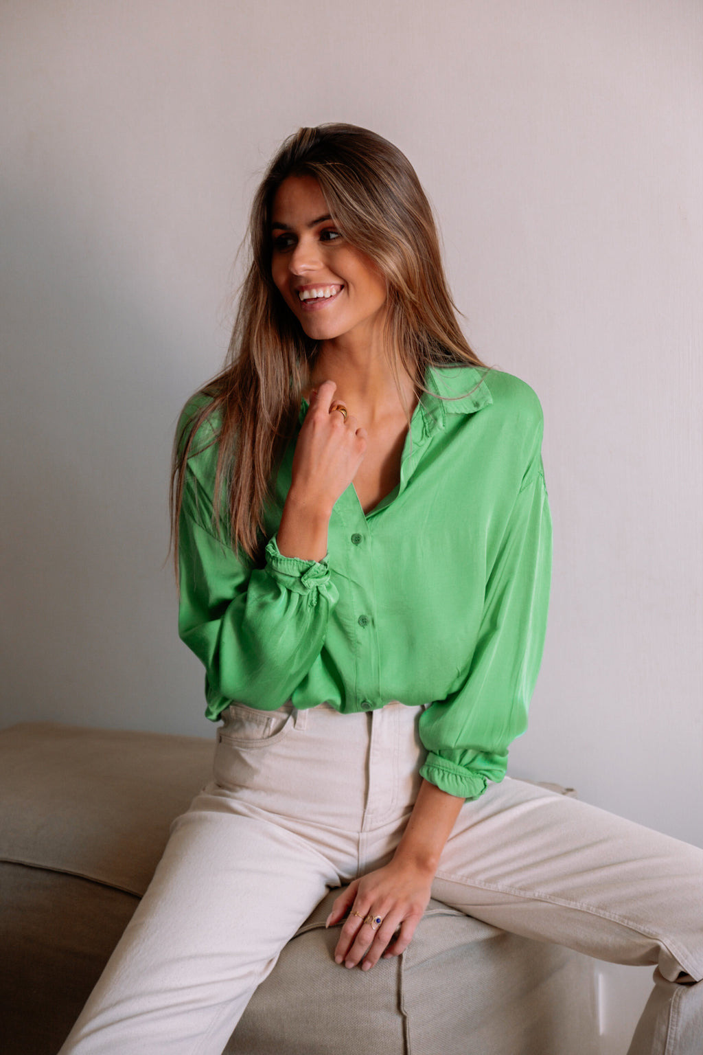 Chemise Britte - verte