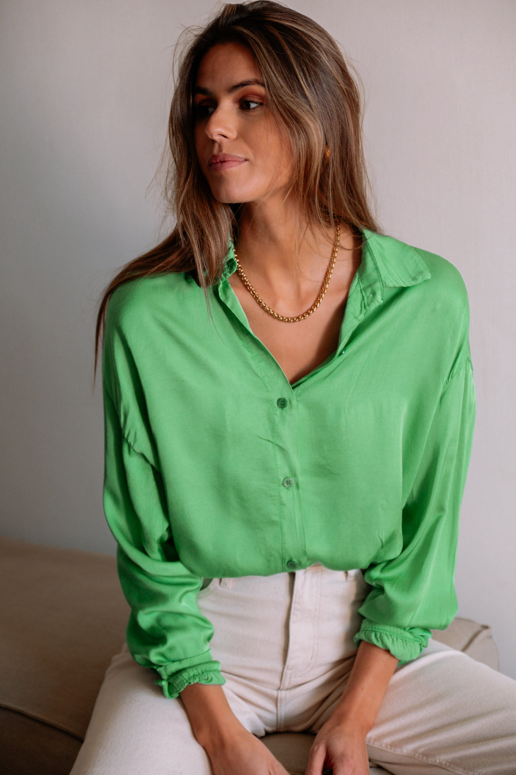 Chemise Britte - verte