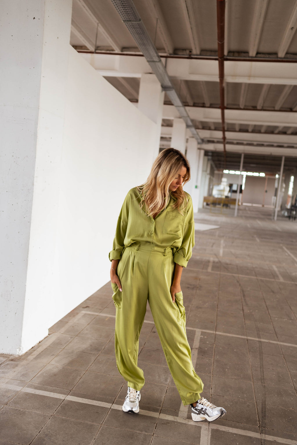 Pantalon Chandler - vert olive