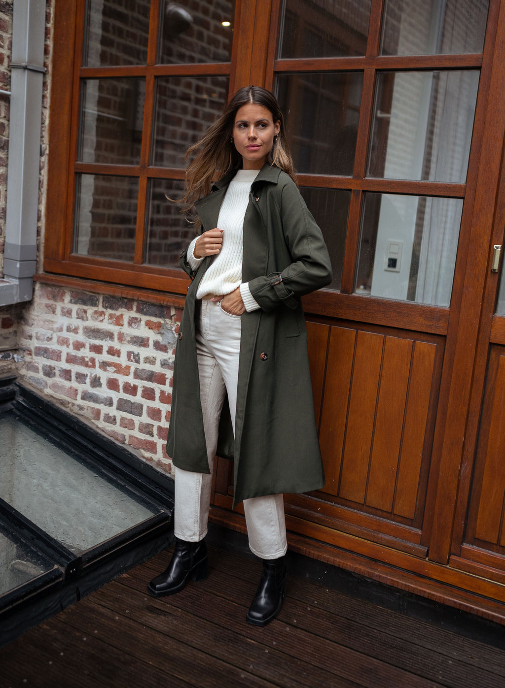 Trench Charline - green
