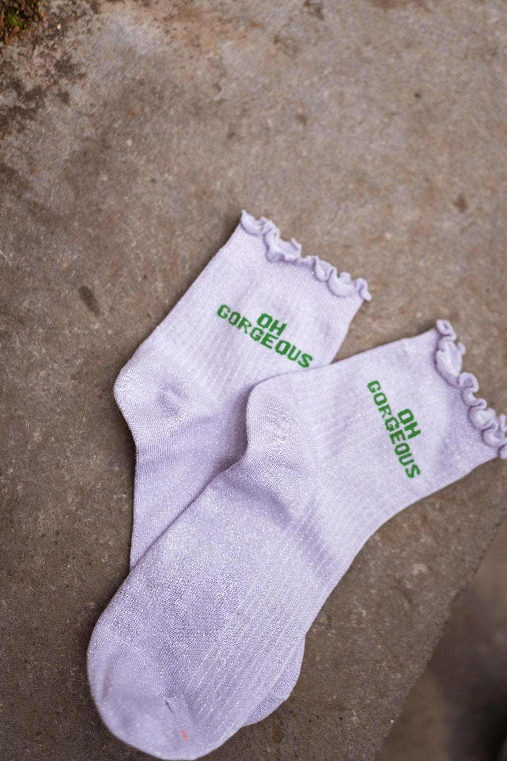 Gorgeous socks - lilac