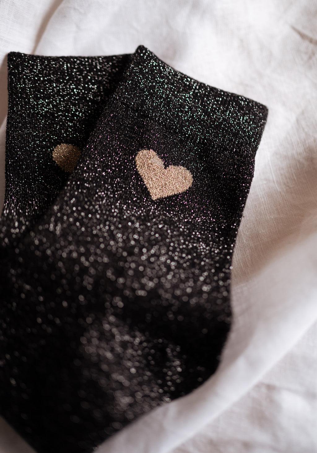 Heart Chausettes - black