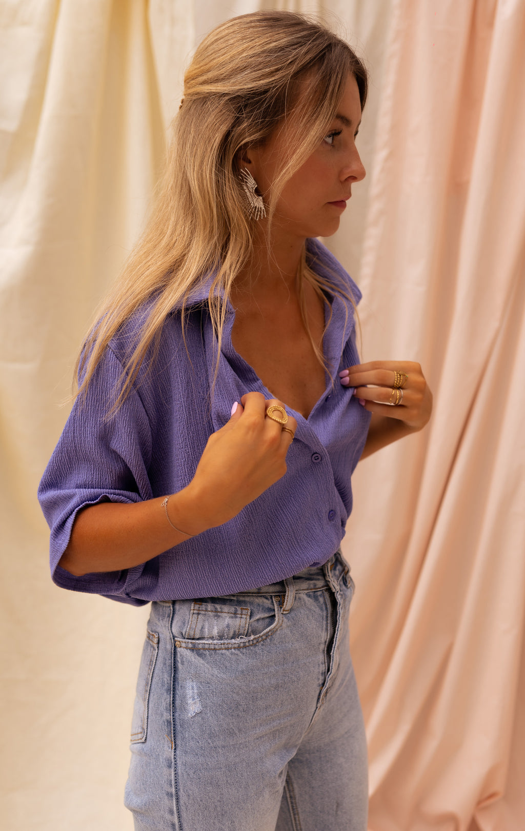 Bekki shirt - Purple