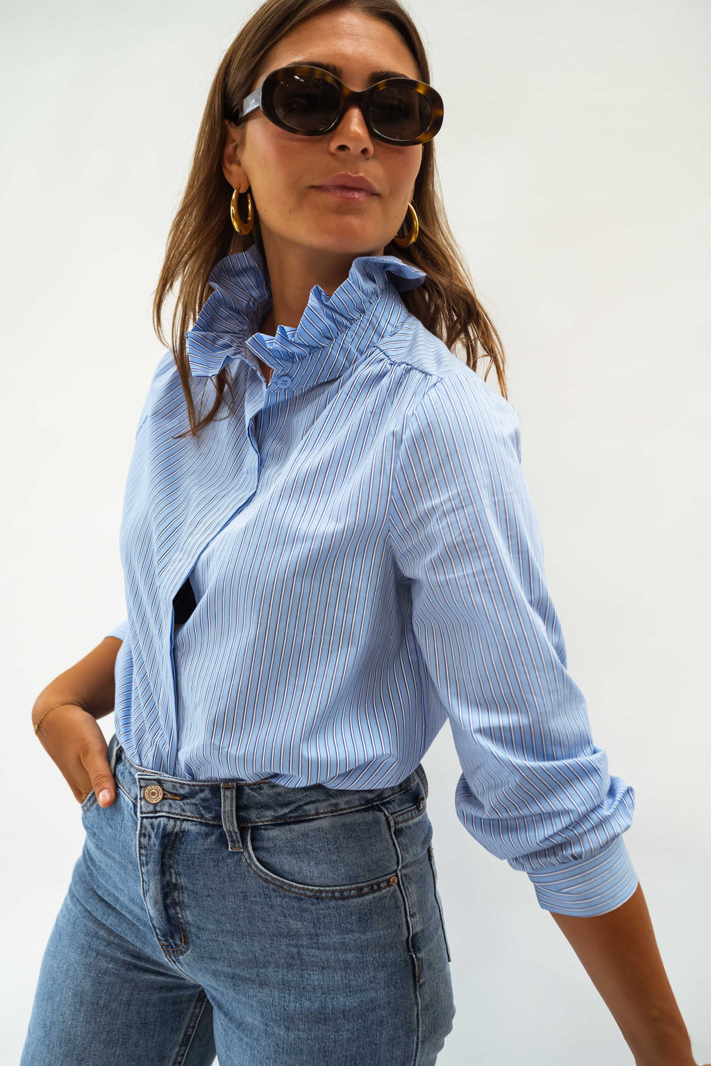 Chemise Claudine - bleue