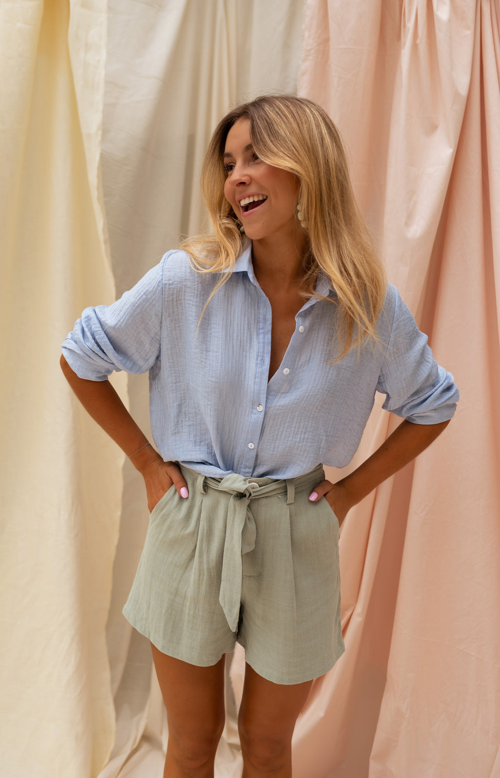 Chemise Dalo - bleue