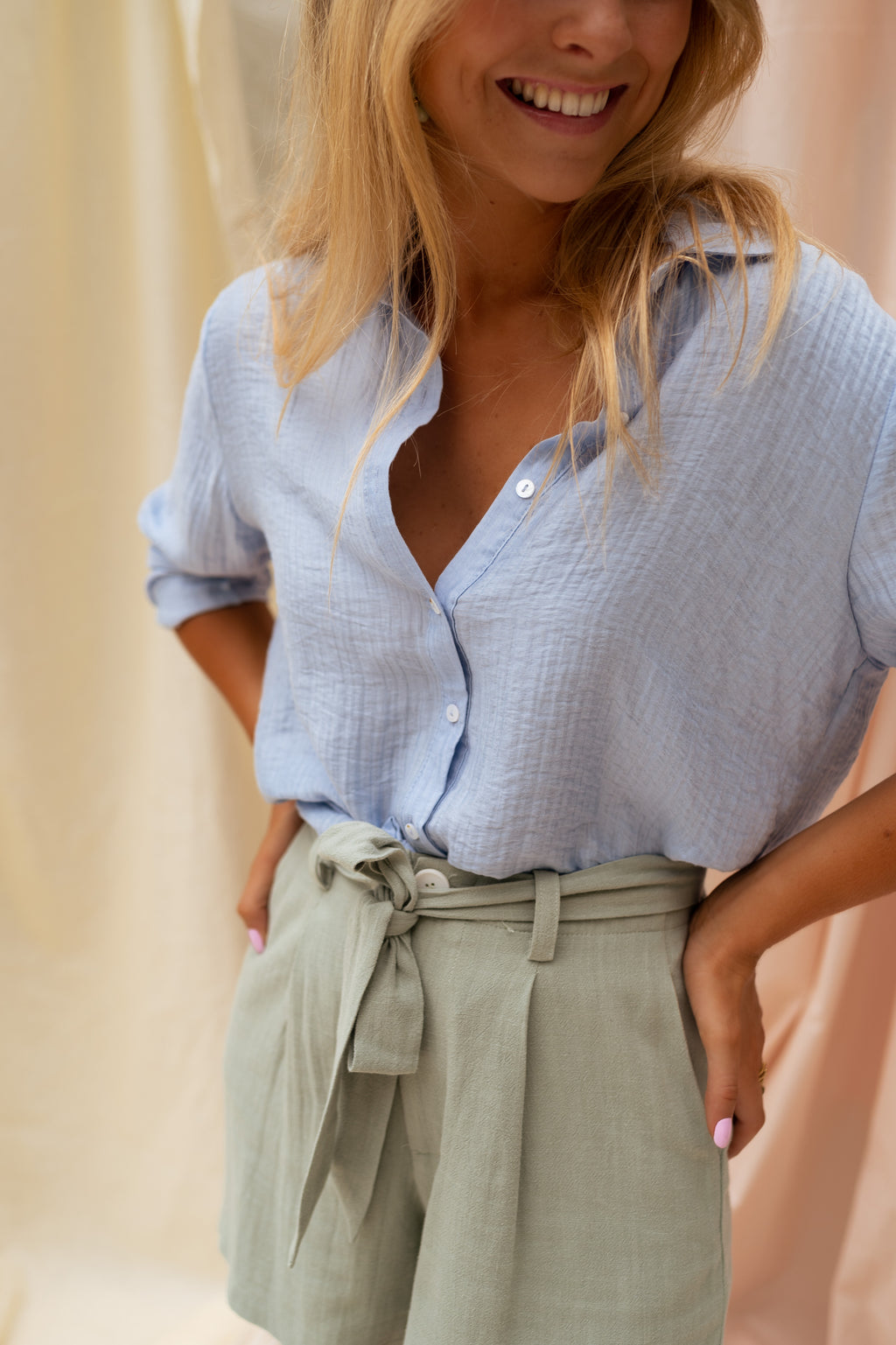 Chemise Dalo - bleue