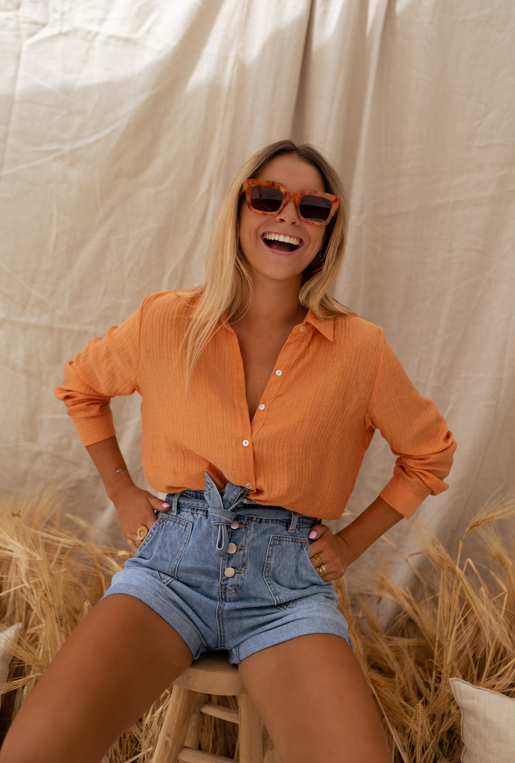 Chemise Dalo - orange