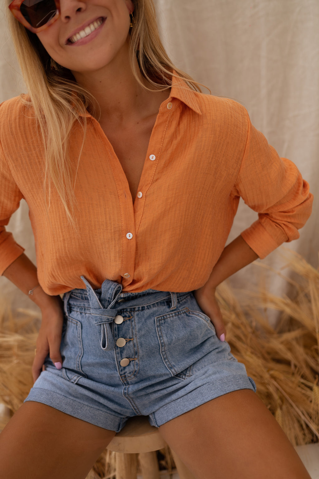 Dalo shirt - Orange