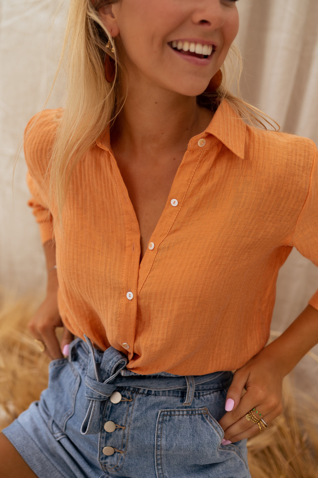 Dalo shirt - Orange