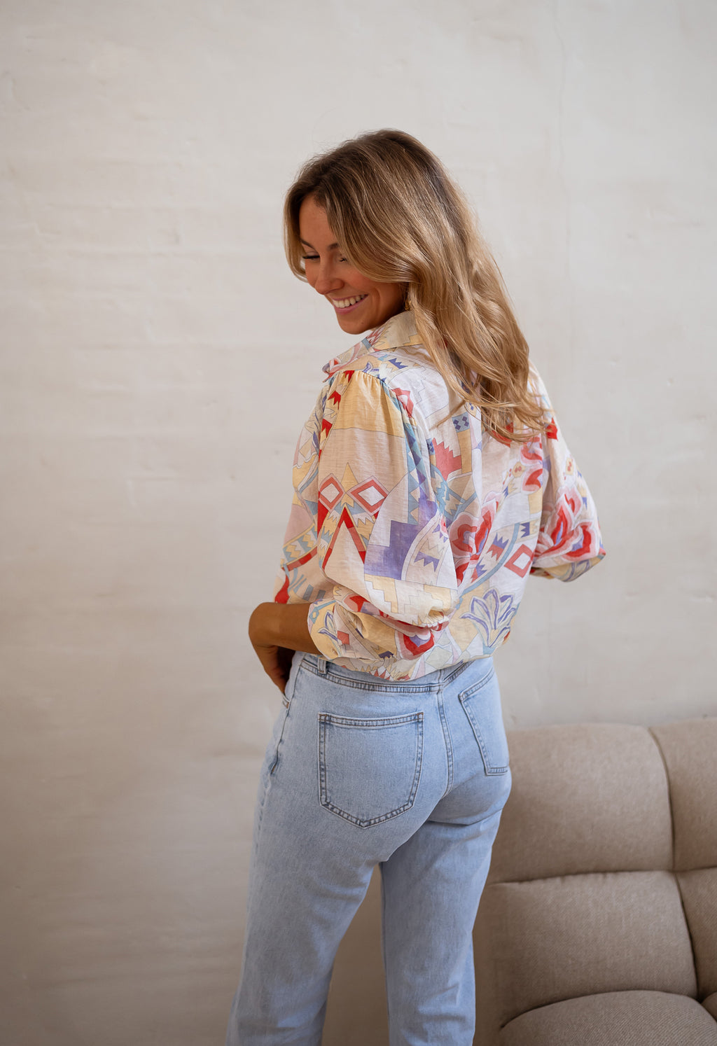Soélie shirt- patterned