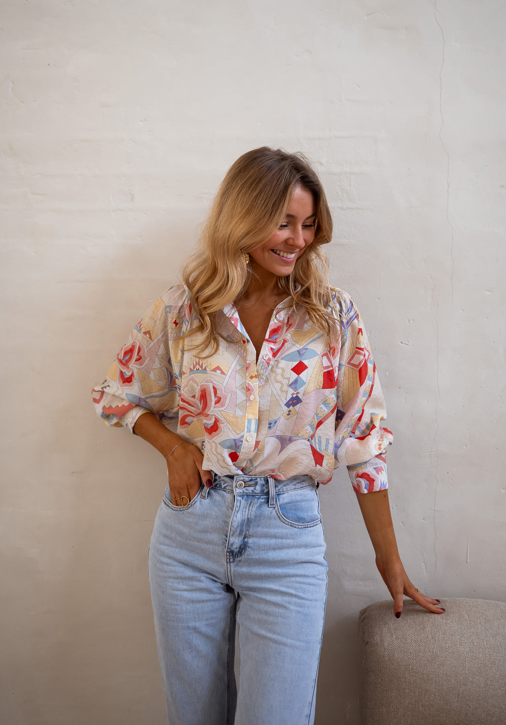 Soélie shirt- patterned