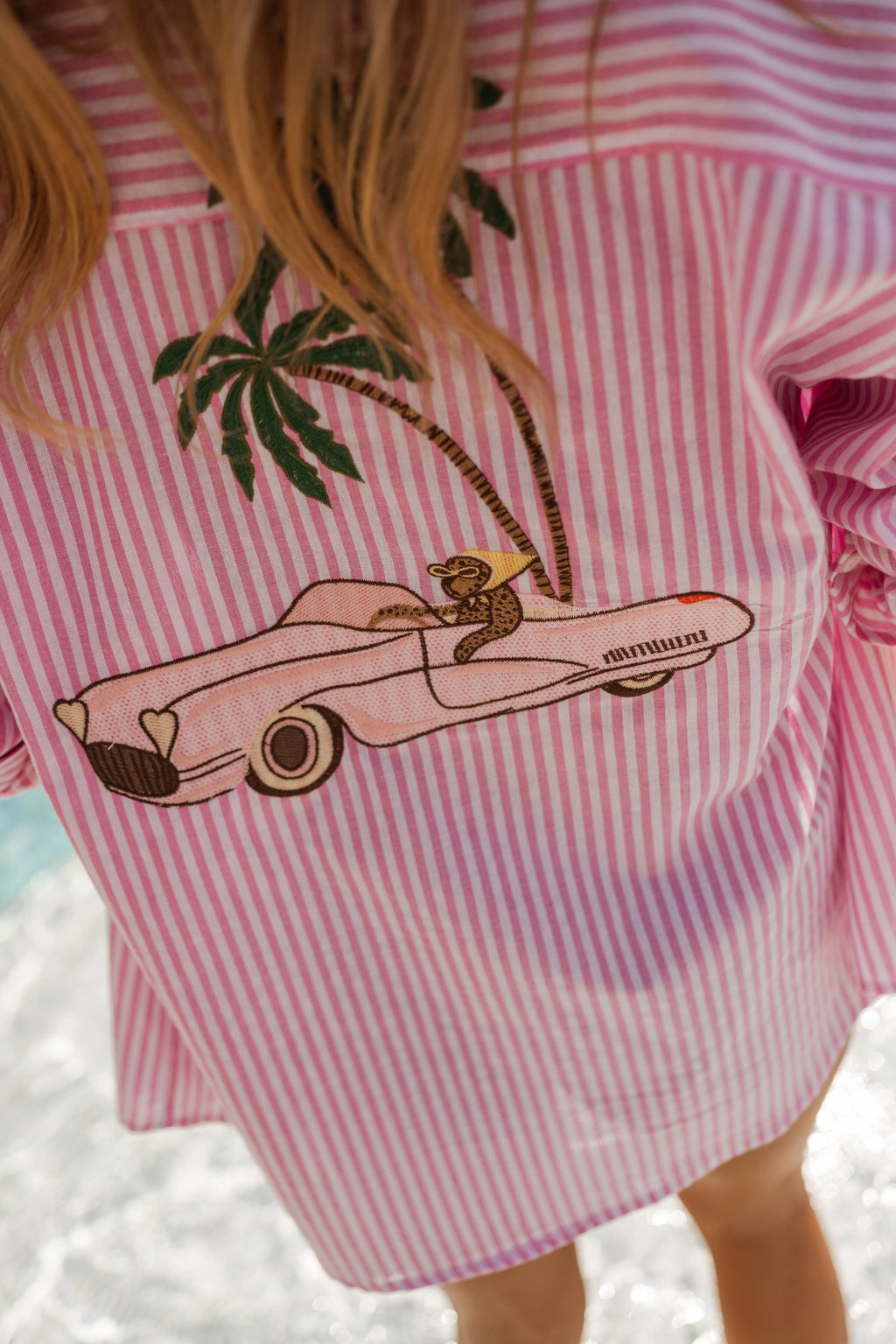 Chemise Umay - rose à lignes