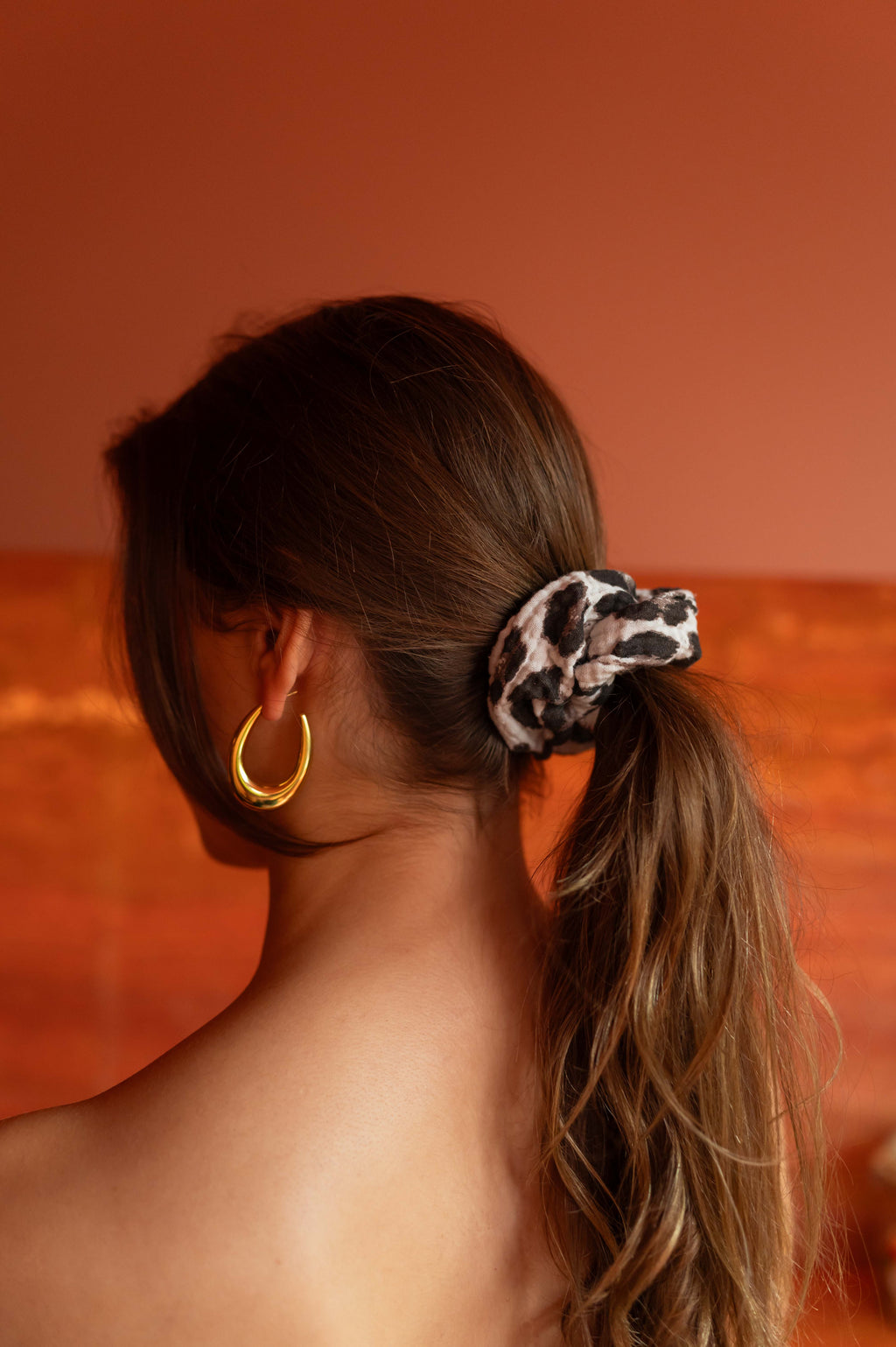 Scrunchy Devo - leopard