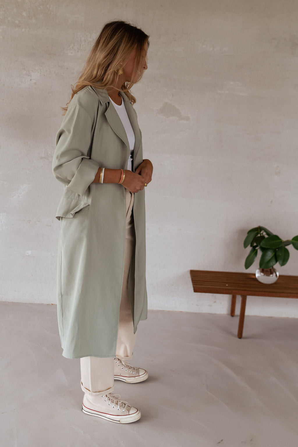 Trench Chris - seagreen